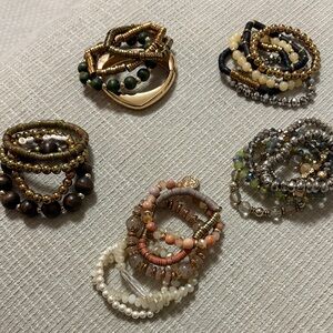 Elegant Beaded Bracelet Set